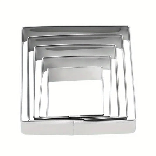 Cortadores cuadrados de arcilla (5 piezas)