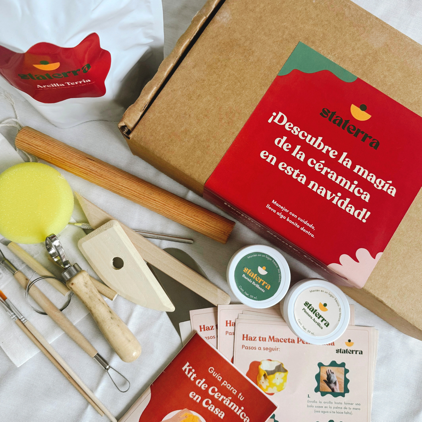 Kit de cerámica Individual Regalo Navideño