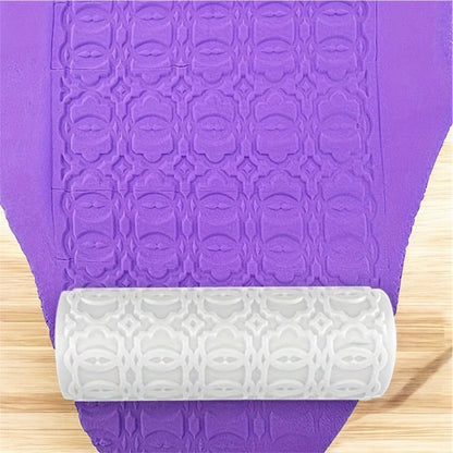Rodillos de relieve de arcilla (3 piezas)
