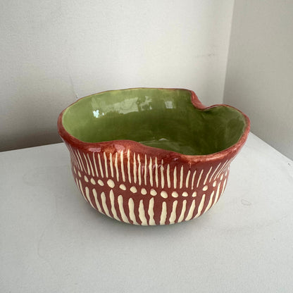 Tazón de cerámica para ramen con soporte para palillos
