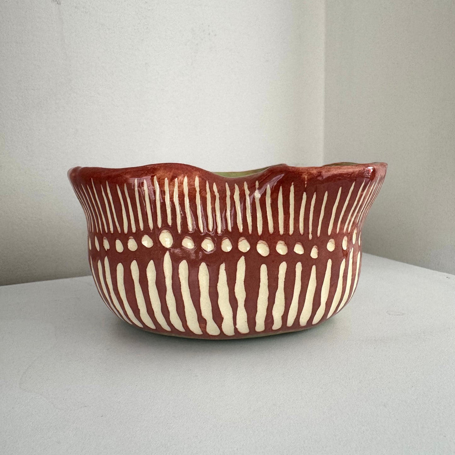 Tazón de cerámica para ramen con soporte para palillos