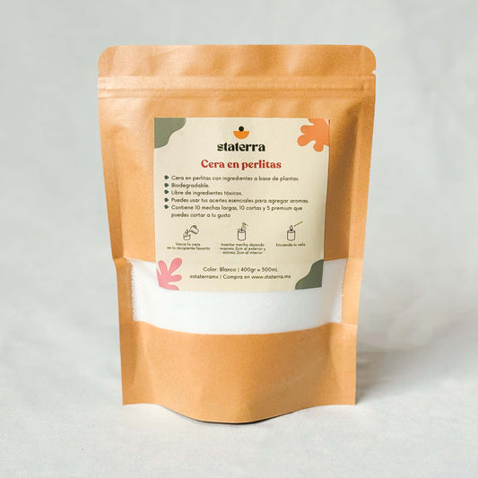 Cera en Polvo Bolsa Mediana 400g=500mL