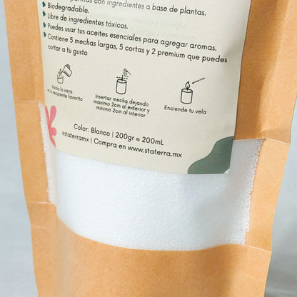 Cera en Polvo Bolsa Chica 200g=200mL