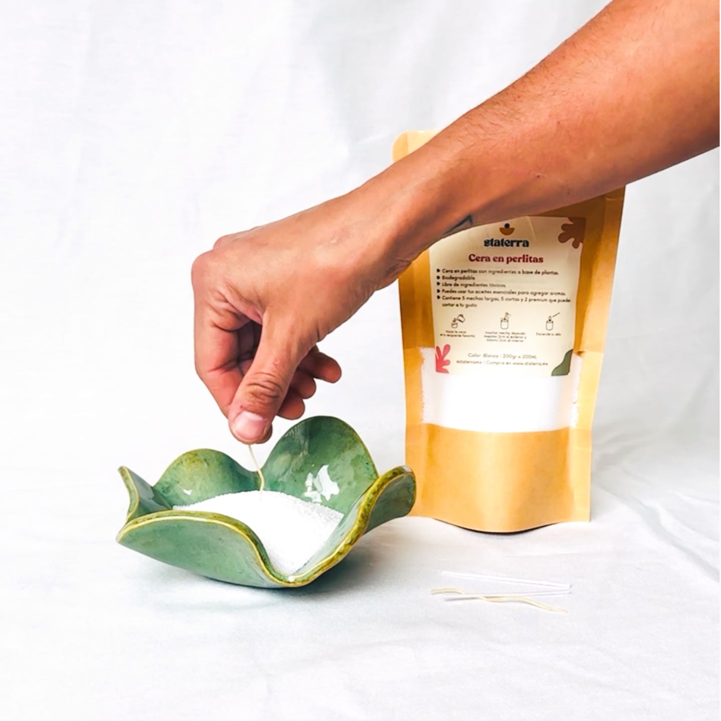 Cera en Polvo Bolsa Chica 200g=200mL
